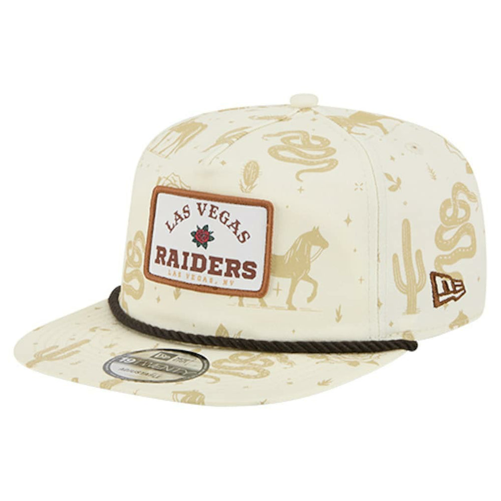 Las Vegas Raiders New Era Desert Rose 19TWENTY Adjustable Hat - Cream on sale
