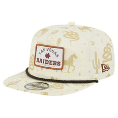 Las Vegas Raiders New Era Desert Rose 19TWENTY Adjustable Hat - Cream on sale