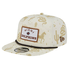 Miami Dolphins New Era Desert Rose 19TWENTY Adjustable Hat - Cream outlet