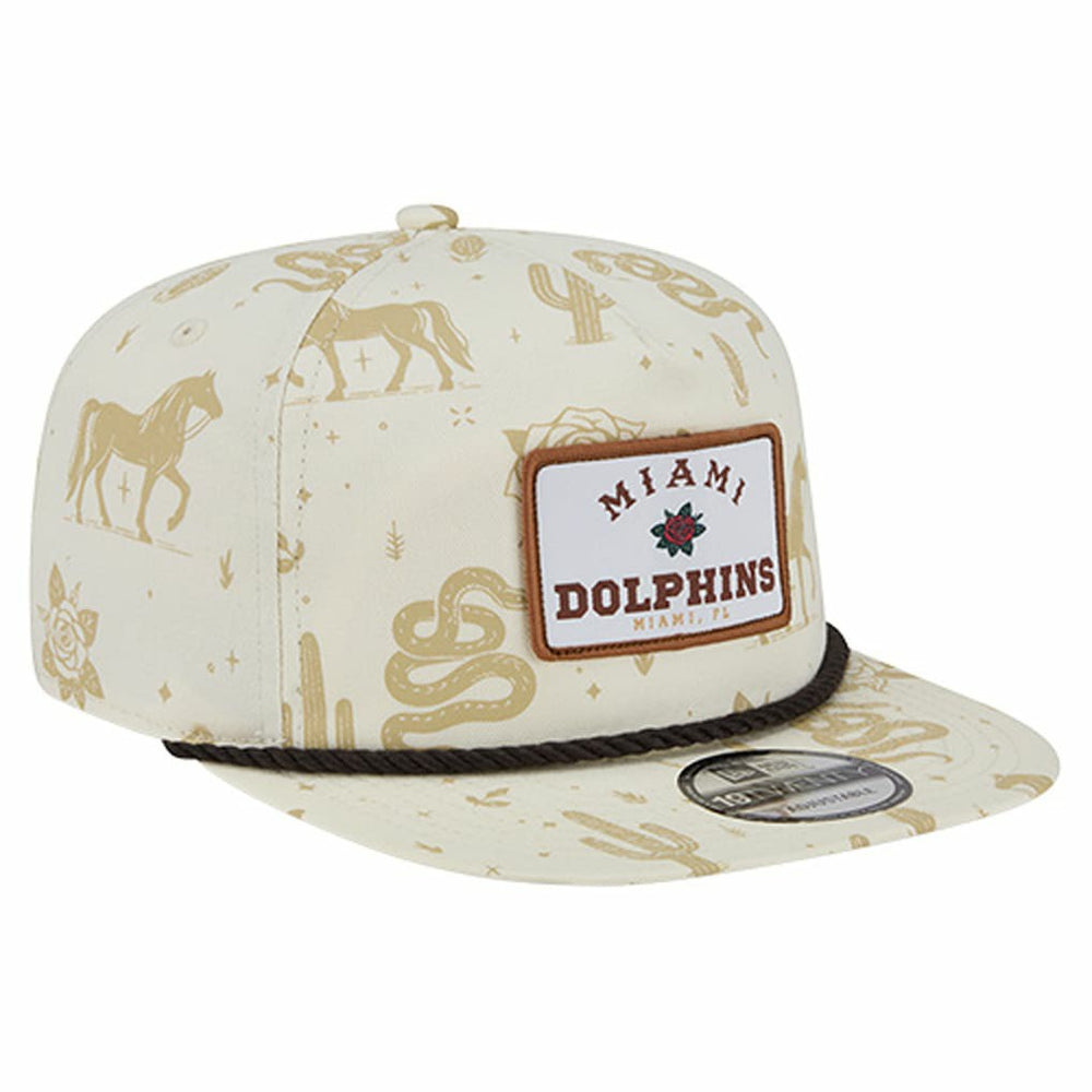 Miami Dolphins New Era Desert Rose 19TWENTY Adjustable Hat - Cream outlet