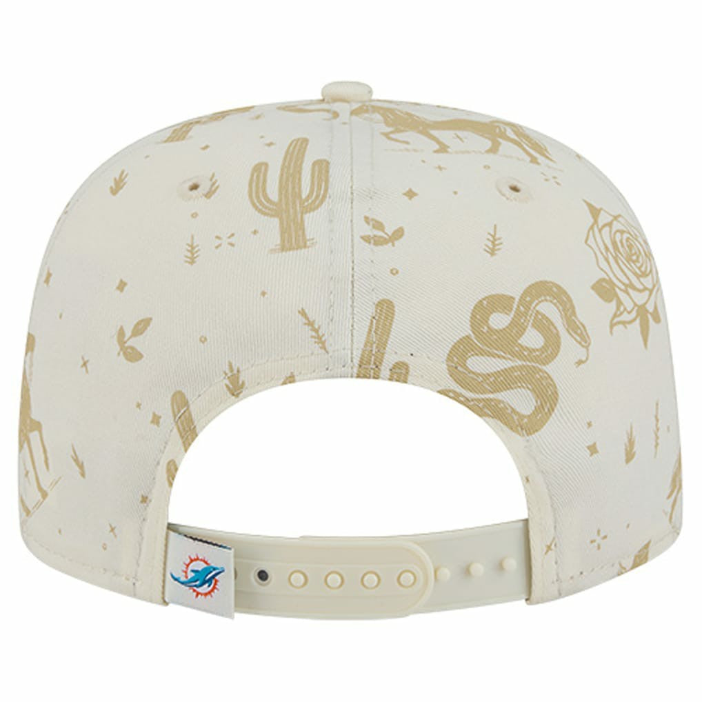 Miami Dolphins New Era Desert Rose 19TWENTY Adjustable Hat - Cream outlet