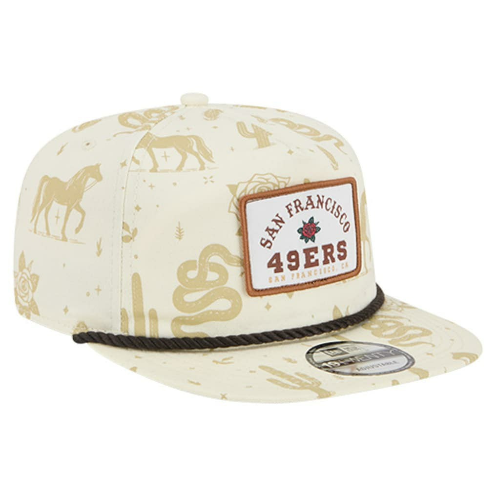San Francisco 49ers New Era Desert Rose 19TWENTY Adjustable Hat - Cream sale