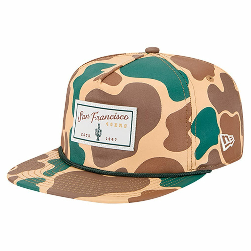 San Francisco 49ers New Era Duck Rope 19TWENTY Snapback Hat - Camo sale