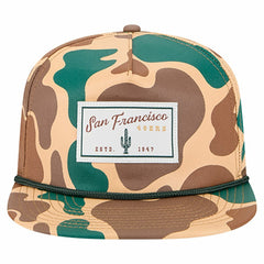 San Francisco 49ers New Era Duck Rope 19TWENTY Snapback Hat - Camo sale