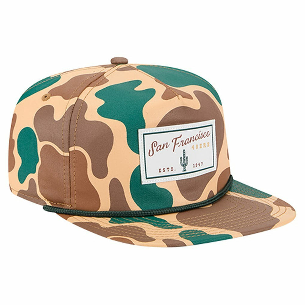 San Francisco 49ers New Era Duck Rope 19TWENTY Snapback Hat - Camo sale