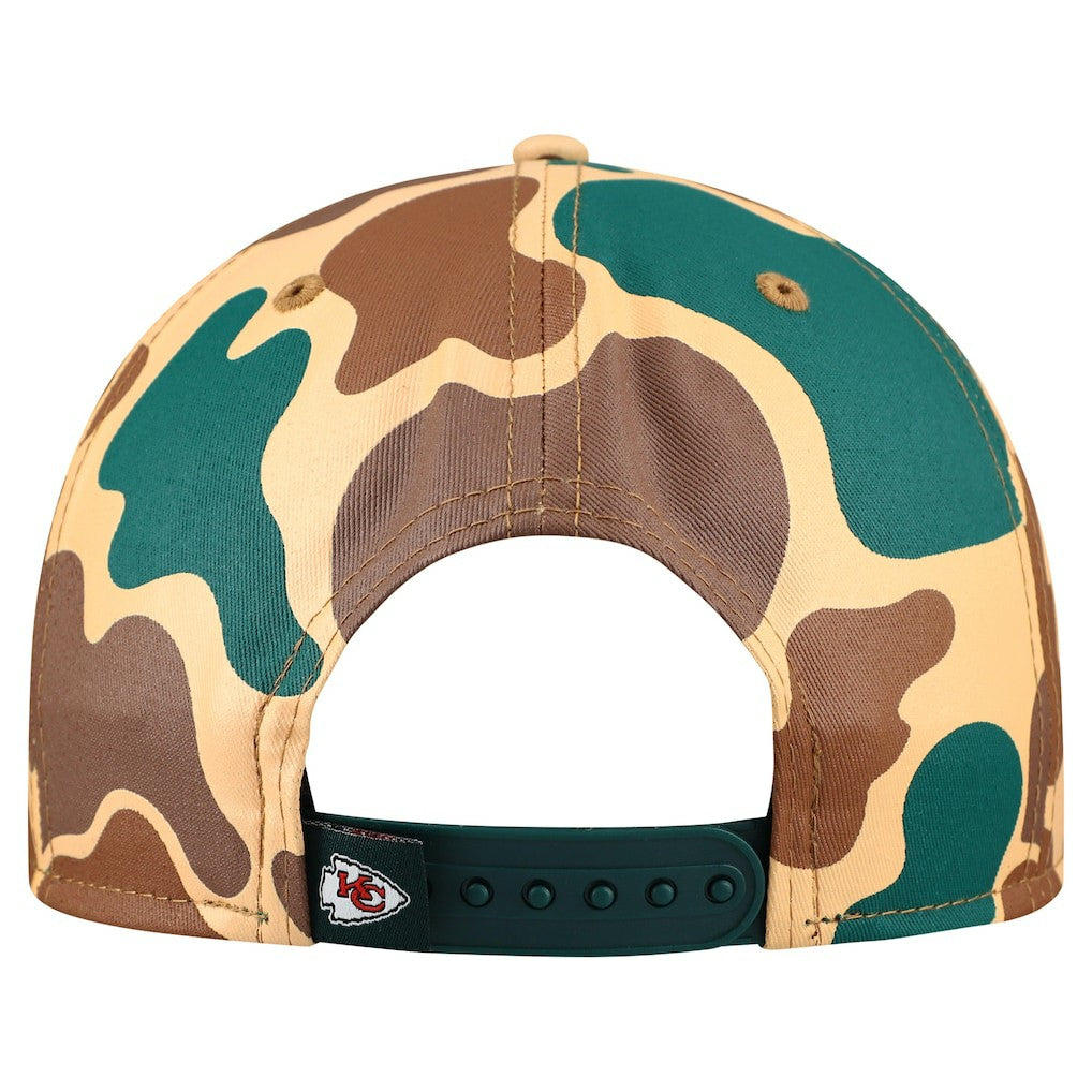 Kansas City Chiefs New Era Duck Rope 19TWENTY Snapback Hat - Camo discount