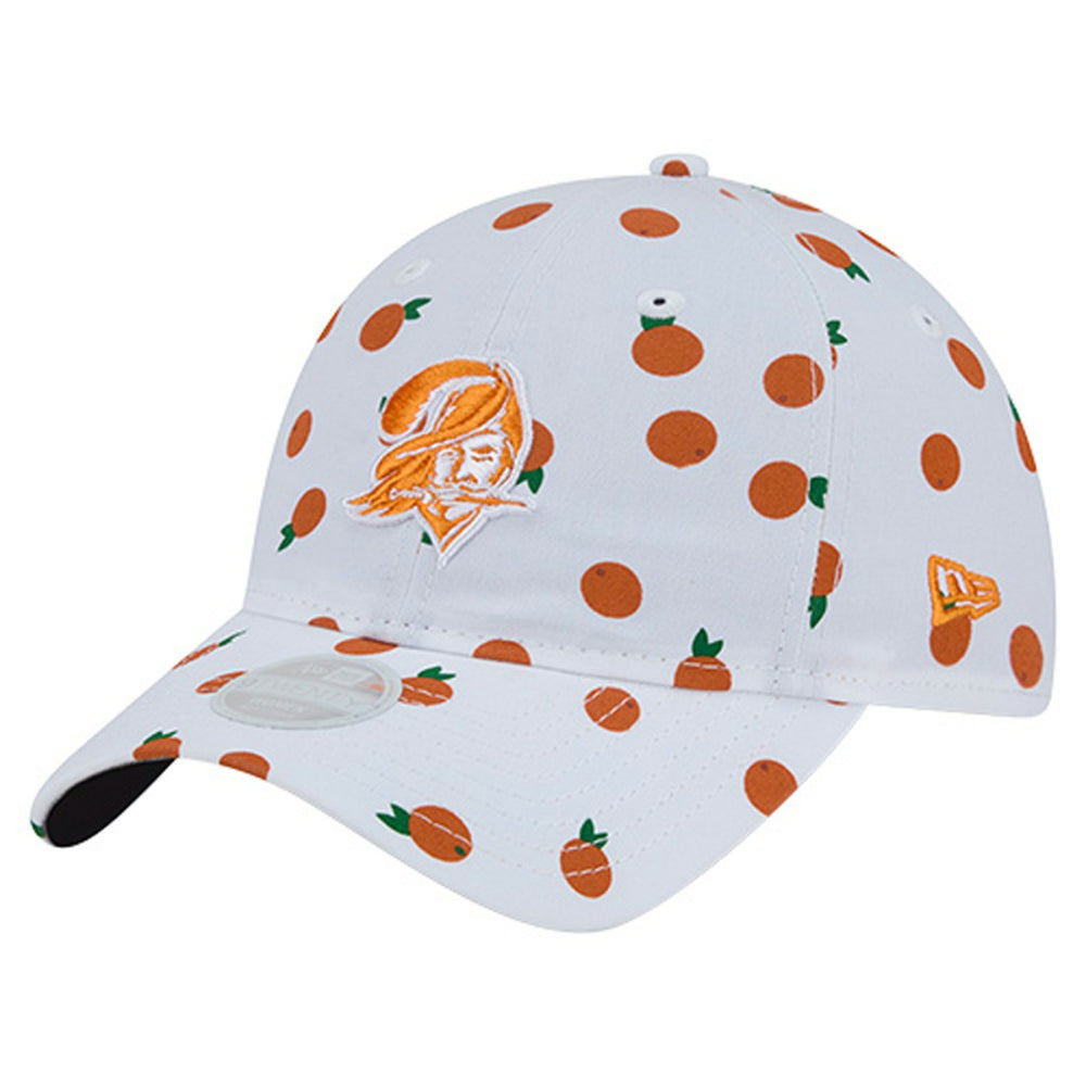 Tampa Bay Buccaneers New Era Women's Fruit Pattern 9TWENTY Adjustable Hat - White online