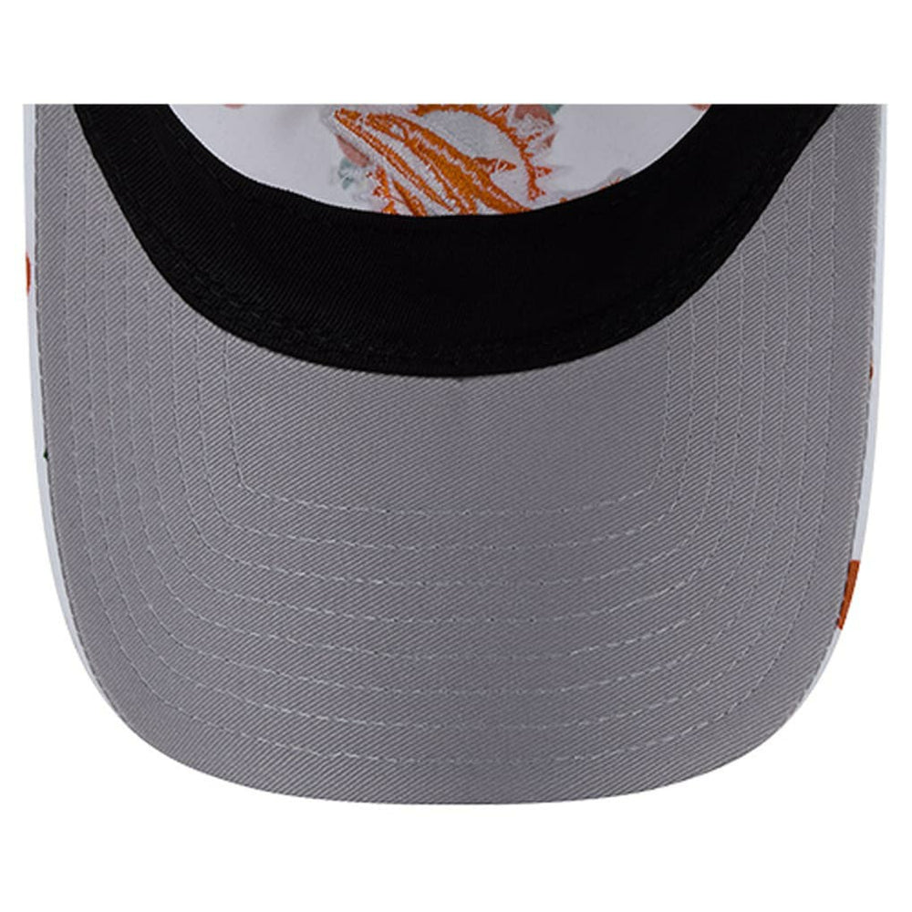Miami Dolphins New Era Women's Fruit Pattern 9TWENTY Adjustable Hat - White cheap