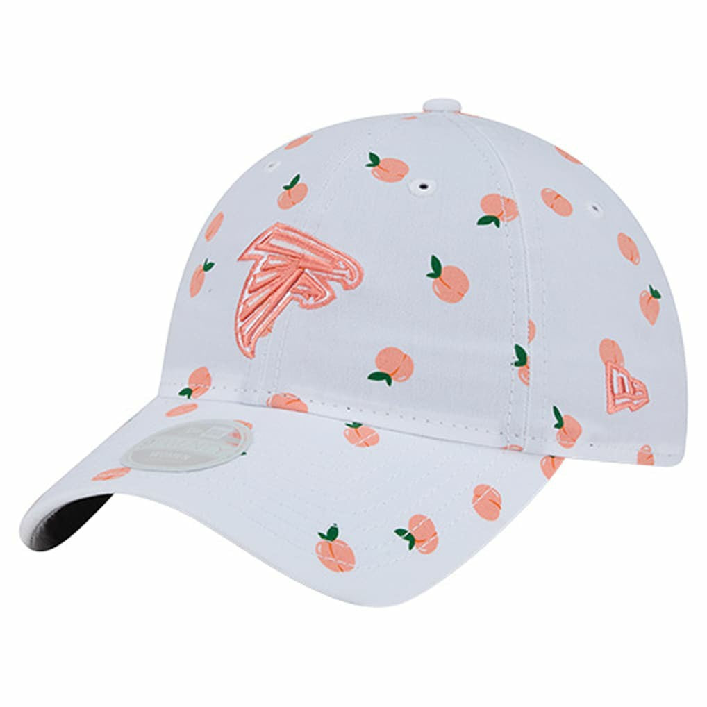 Atlanta Falcons New Era Women's Fruit Pattern 9TWENTY Adjustable Hat - White sale