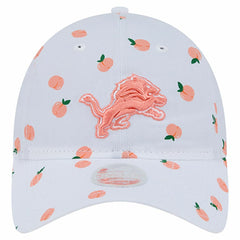 Detroit Lions New Era Women's Fruit Pattern 9TWENTY Adjustable Hat - White sale