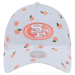 San Francisco 49ers New Era Women's Fruit Pattern 9TWENTY Adjustable Hat - White cheap