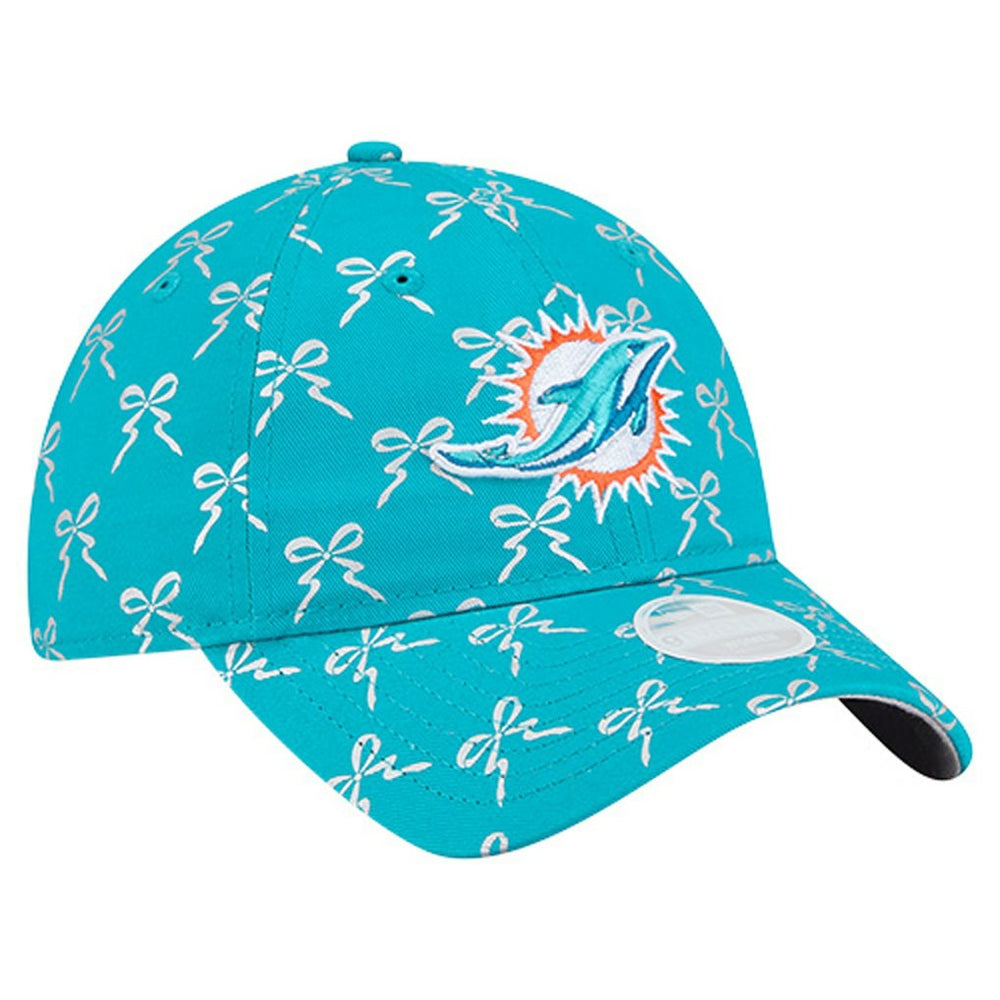 Miami Dolphins New Era Women's Ribbon 9TWENTY Adjustable Hat - Aqua online