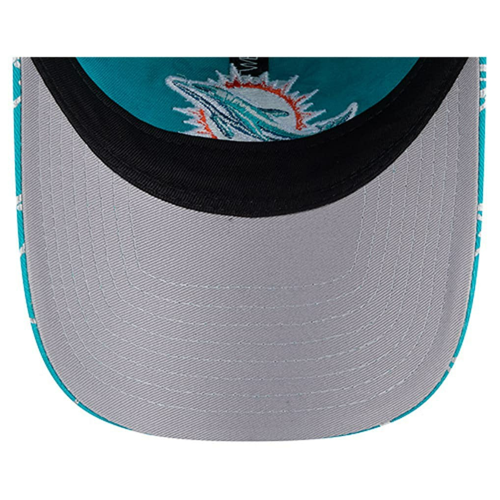 Miami Dolphins New Era Women's Ribbon 9TWENTY Adjustable Hat - Aqua online