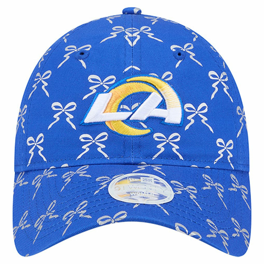 Los Angeles Rams New Era Women's Ribbon 9TWENTY Adjustable Hat - Royal sale