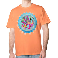Los Angeles Angels Margaritaville Chill Bottle Cap Classic T-Shirt Orange