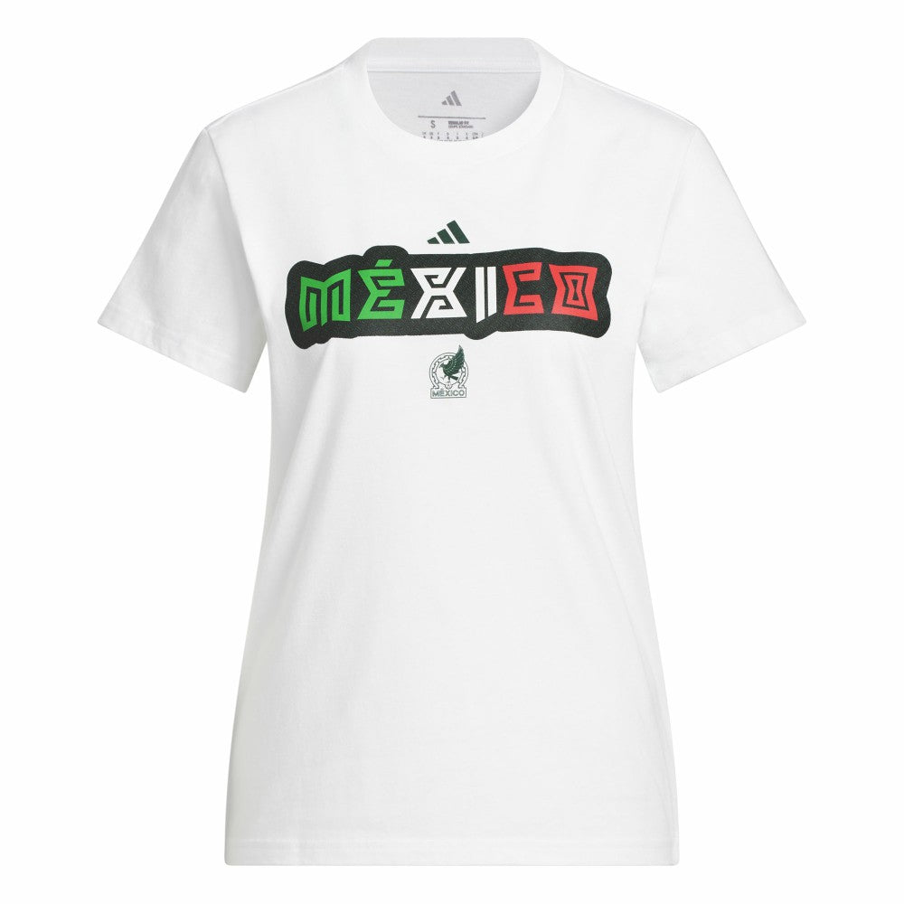 Mexico National Team Women's Jersey Hook T-Shirt - White shop