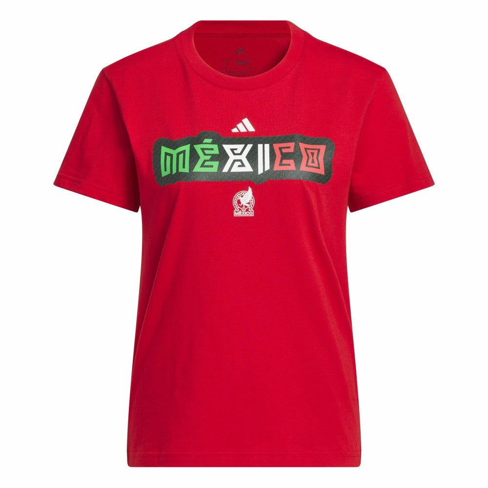 Mexico National Team Women's Jersey Hook T-Shirt - Red discount