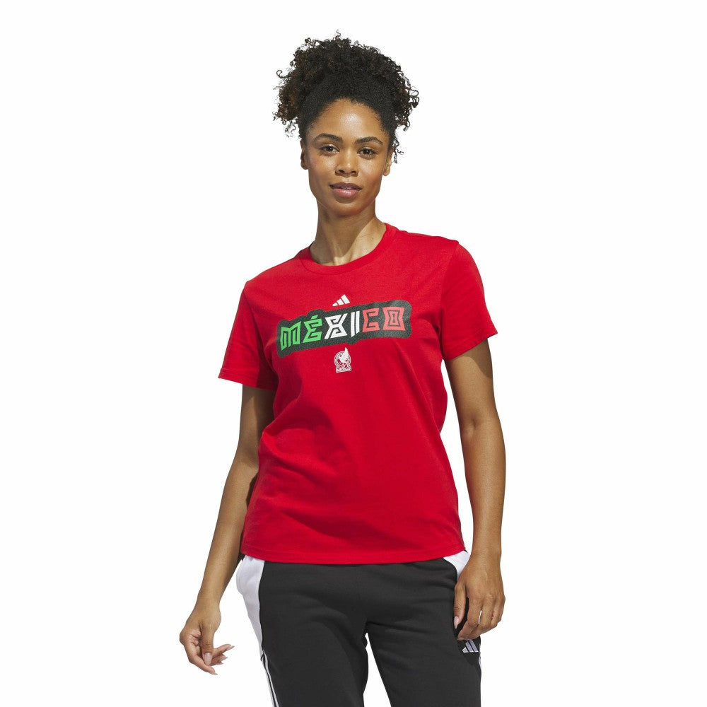 Mexico National Team Women's Jersey Hook T-Shirt - Red discount