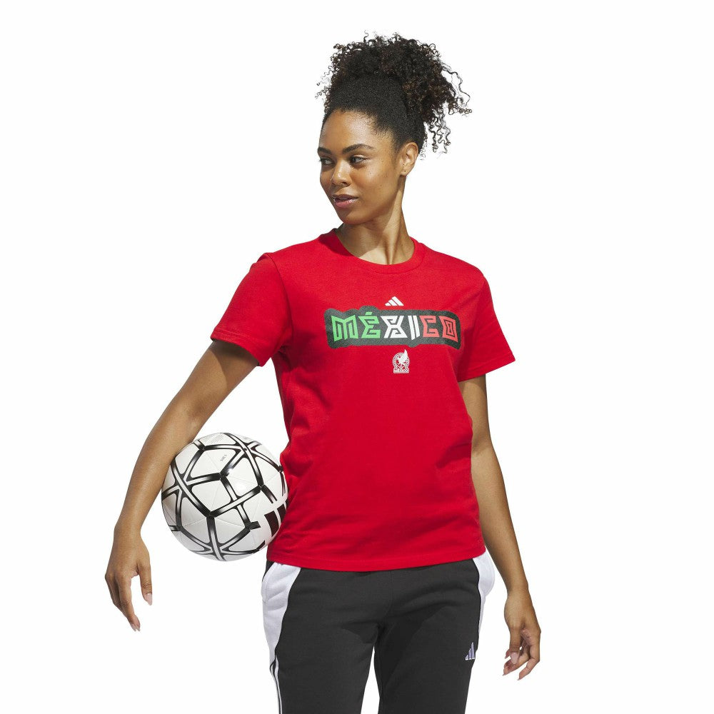 Mexico National Team Women's Jersey Hook T-Shirt - Red discount