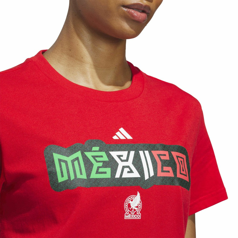 Mexico National Team Women's Jersey Hook T-Shirt - Red discount