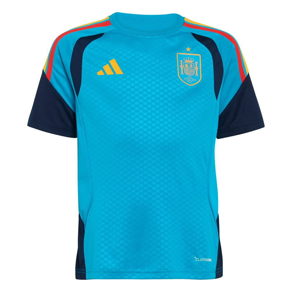 Spain National Team Youth FIFA x World Cup 2026 Tiro Training Jersey - Turquoise online