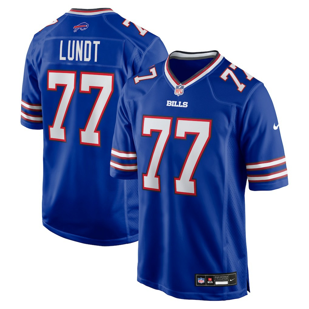 Chase Lundt Buffalo Bills Team Game Jersey - Royal for sale