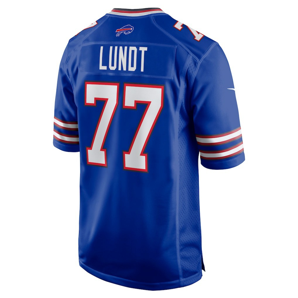 Chase Lundt Buffalo Bills Team Game Jersey - Royal for sale