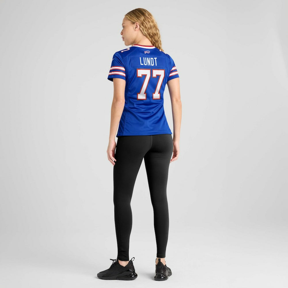 Chase Lundt Buffalo Bills Women's Team Game Jersey - Royal cheap