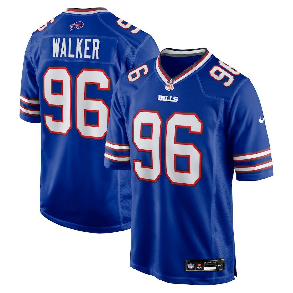 Deone Walker Buffalo Bills Team Game Jersey - Royal discount