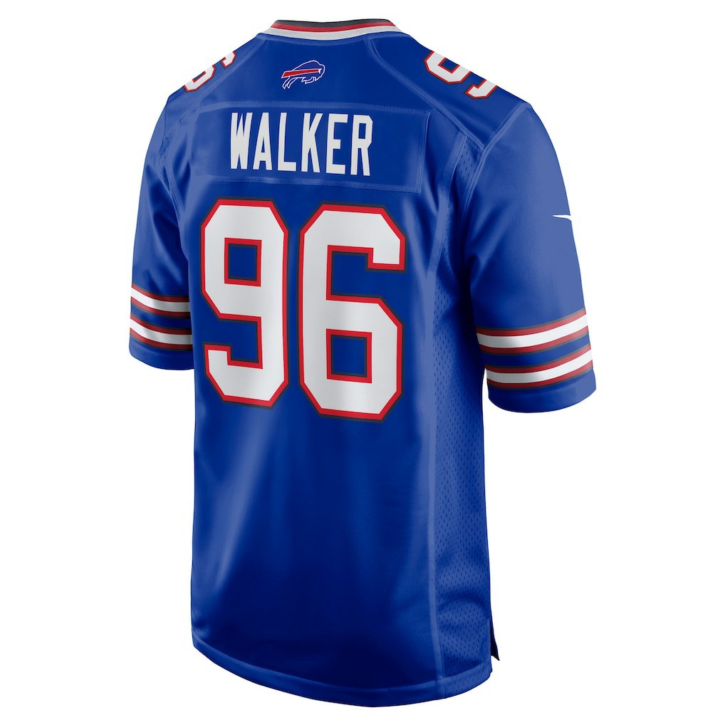 Deone Walker Buffalo Bills Team Game Jersey - Royal discount