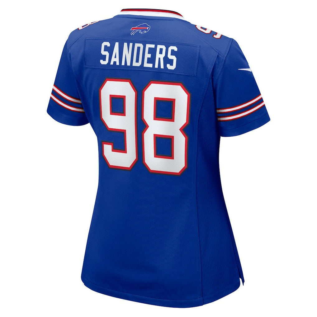 T.J. Sanders Buffalo Bills Women's Team Game Jersey - Royal sale