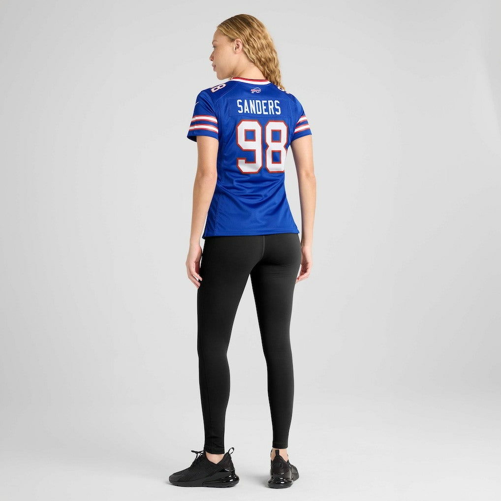 T.J. Sanders Buffalo Bills Women's Team Game Jersey - Royal sale