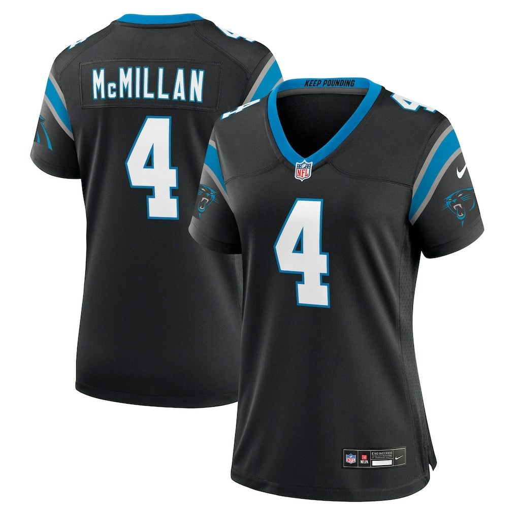 Tetairoa McMillan Carolina Panthers Women's Team Game Jersey - Black for sale