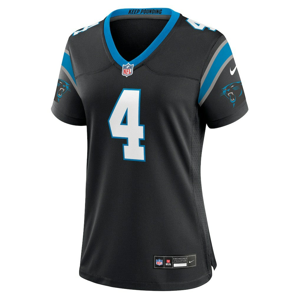Tetairoa McMillan Carolina Panthers Women's Team Game Jersey - Black for sale