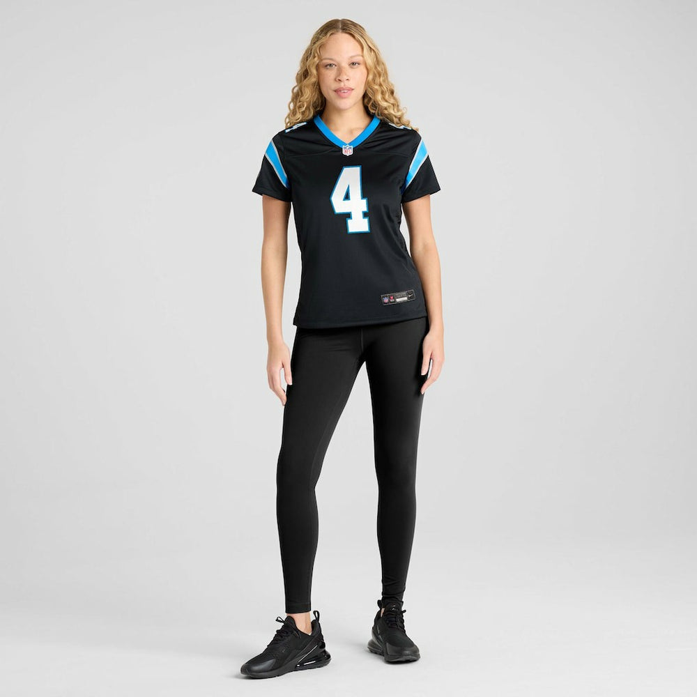 Tetairoa McMillan Carolina Panthers Women's Team Game Jersey - Black for sale
