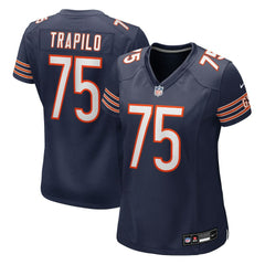 Ozzy Trapilo Chicago Bears Women's Team Game Jersey - Navy discount