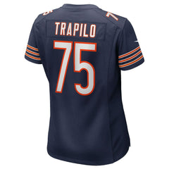 Ozzy Trapilo Chicago Bears Women's Team Game Jersey - Navy discount
