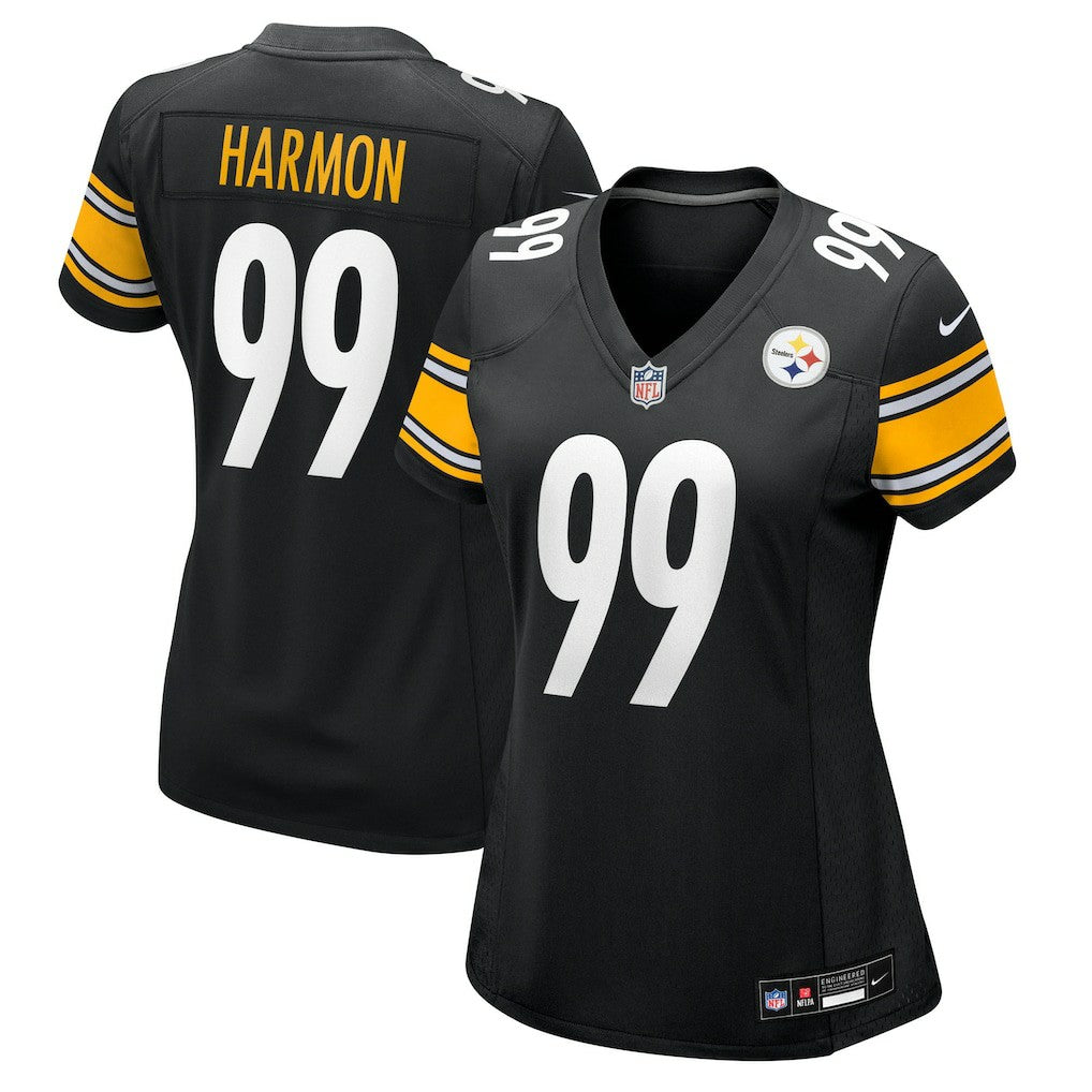 Derrick Harmon Pittsburgh Steelers Women's Team Game Jersey - Black sale