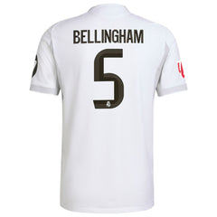 Jude Bellingham Real Madrid 2025/26 Home Jersey - White sale