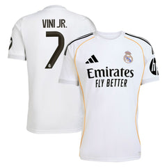 Vini Jr. Real Madrid 2025/26 Home Replica Jersey - White online