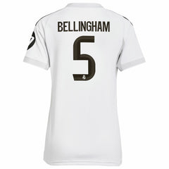 Jude Bellingham Real Madrid Women's 2025/26 Home Replica Jersey - White discount