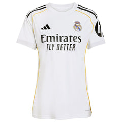 Vini Jr. Real Madrid Women's 2025/26 Home Replica Jersey - White on sale