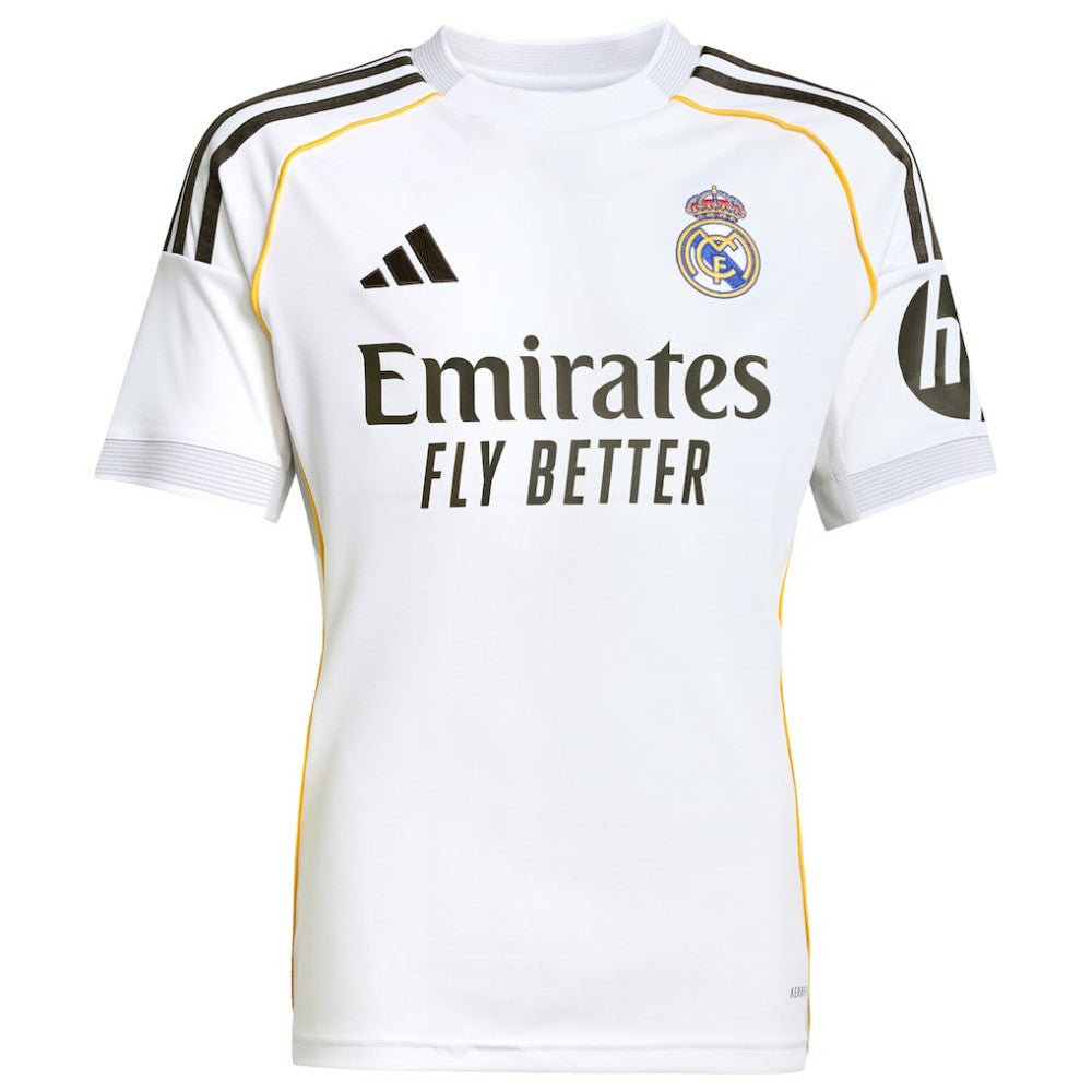 Jude Bellingham Real Madrid Youth 2025/26 Home Replica Jersey - White for sale
