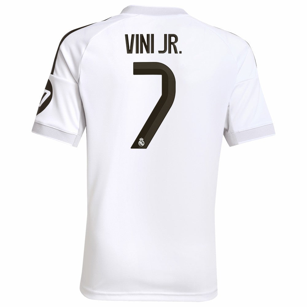 Vini Jr. Real Madrid Youth 2025/26 Home Replica Jersey - White online