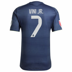 Vini Jr. Real Madrid 2025/26 Away Player Jersey - Blue discount