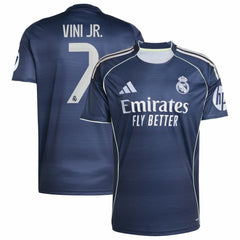 Vini Jr. Real Madrid 2025/26 Away Replica Player Jersey - Blue for sale