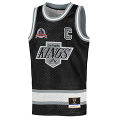 Wayne Gretzky Los Angeles Kings Mitchell & Ness Youth Maxxed Out Fashion Basketball Jersey - Black Jerseys
