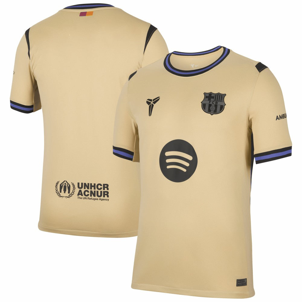 Barcelona 2025/26 Away Stadium Replica Jersey - Gold on sale