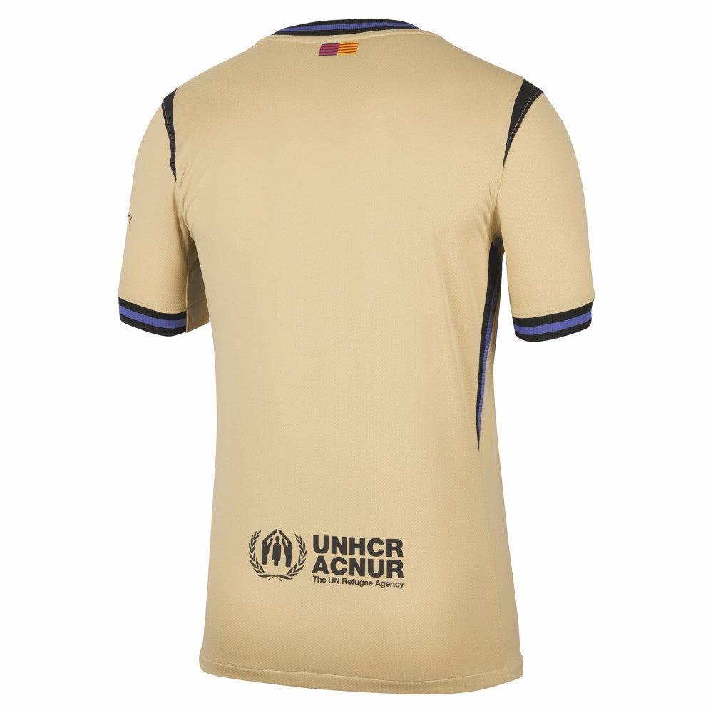 Barcelona 2025/26 Away Stadium Replica Jersey - Gold on sale