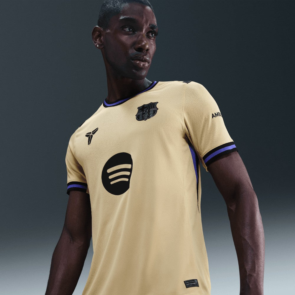 Barcelona 2025/26 Away Stadium Replica Jersey - Gold on sale